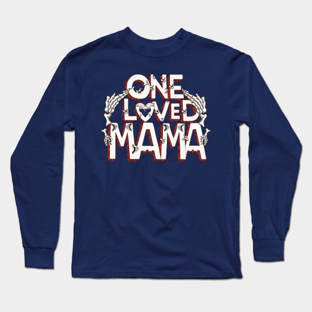 one loved mama 14 february gift for mom and grandma Long Sleeve T-Shirt by YOUNESS98